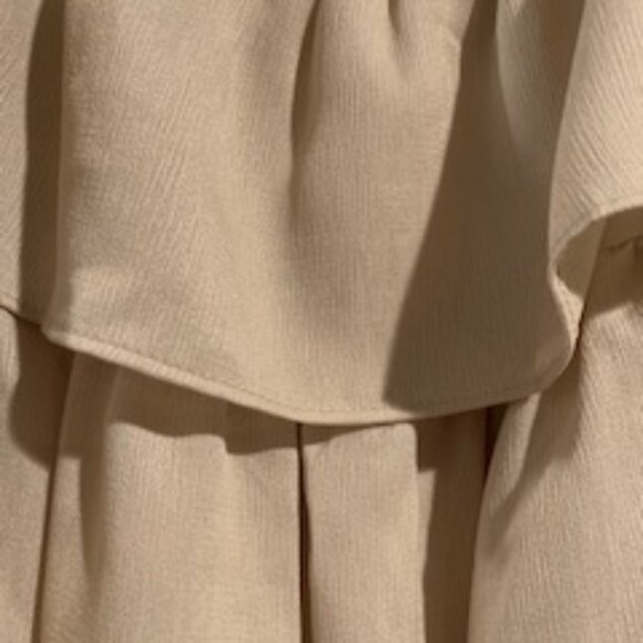 Tiered ruffle babydoll dress in crinkle chiffon - Picture 3 of 6